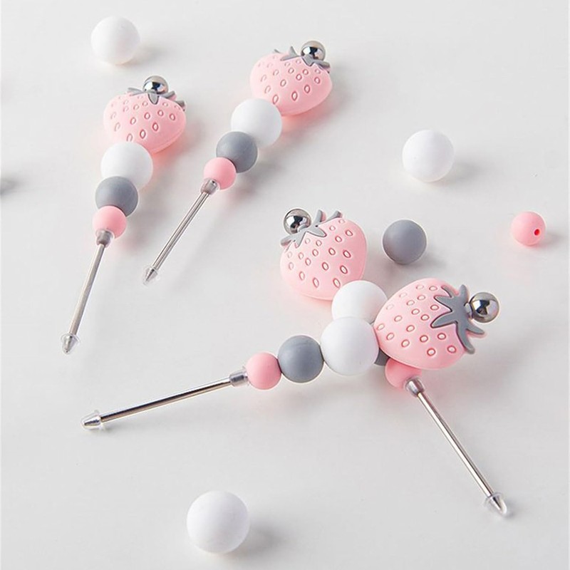 Pink Professional Pastry Scriber Needle,Cookie Biscuit Scriber Needle Strawberry Sugarcraft