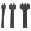 3Pcs Leather Craft Kits, DIYLacing Stitching Chisel Set with Circular