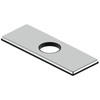 Derengge 4 Inch Bathroom Square Escutcheon Hole Cover, Faucet Deck