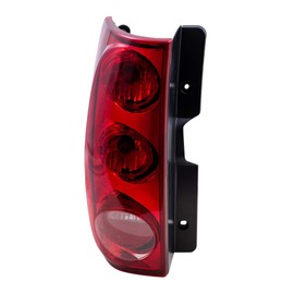Brock Replacement Driver Tail Light Lens Compatible with 2007-2014 Yukon 25975975