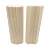 5.5" x 5/8" Rounded Outside Bullnose Corner Baseboard Molding and