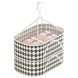 Caliee Hanging Sweater Drying Rack Flat Foldable Laundry Drying Rack Breathable Mesh Drying Rack 2 Tier Black 11.8 x 15.7 inch