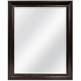 MCS Large Wall Mirror, Modern Rectangle Mirror Home Decor for Living Room, Bedroom, or Bathroom, 26.5 by 32.5 Inch, Bronze