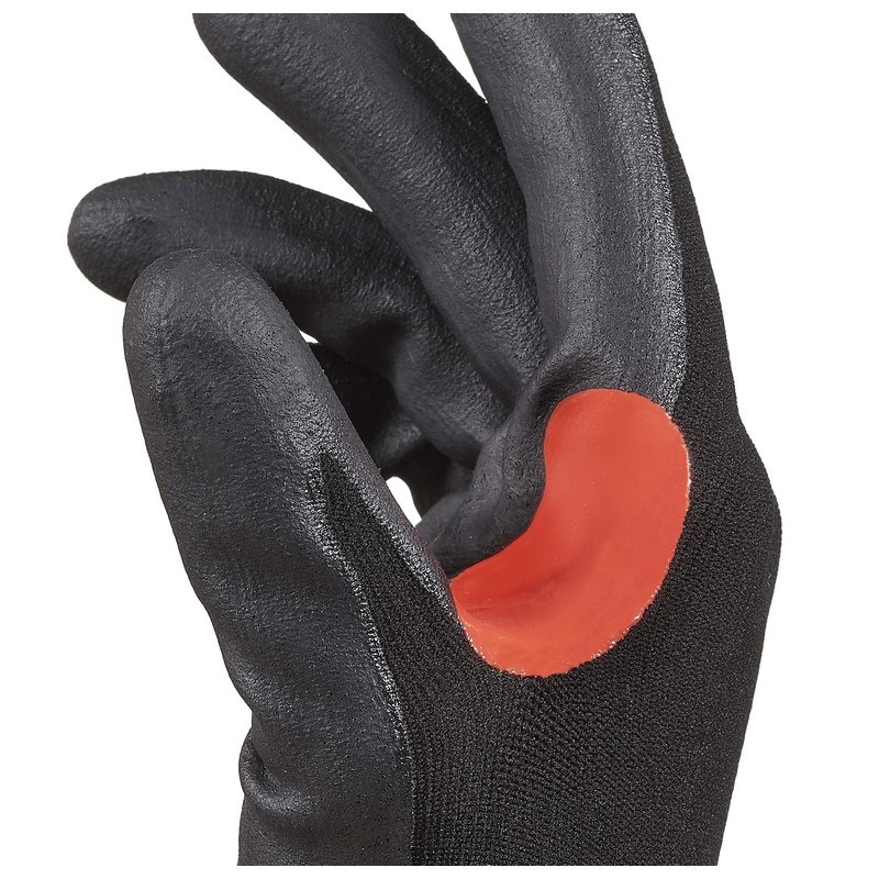 Honeywell 10 Pairs CoreShield™ Cut Resistant Work Gloves, Black/Red, Cut
