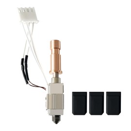 HzdaDeve Ceramic Hotend for Kobra S1 Combo Hot End Kit Print Head Heat Block Heating Cartridge 200K Thermistor Hardened Steel Nozzle with Extra 2PK Silicone Cover for Anycubic Kobra S1/ACE Pro