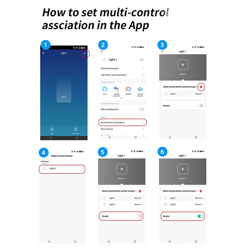 WiFi Smart Light Switch Wireless Smart Light Switch with Intelligence