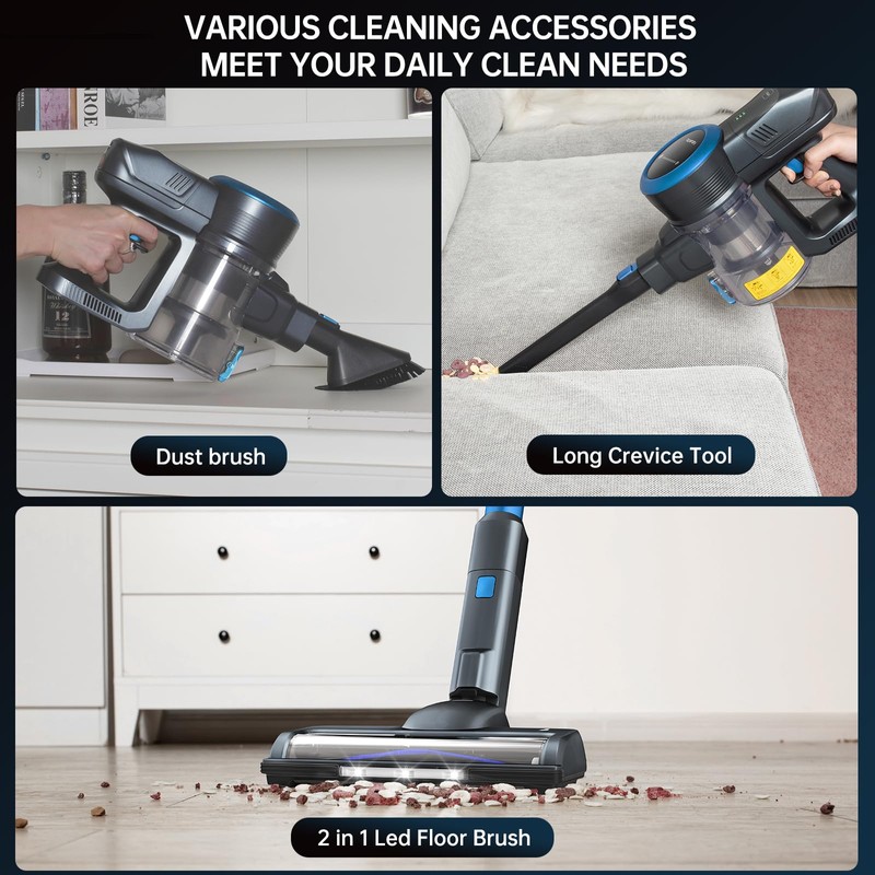 FABULETTA Dust Brush for FSV001/FSV101 Cordless Vacuum Cleaner for Home,