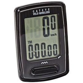 CatEye Velo Wireless Cycle Computer: Wireless, compact, tracks Speed and Distance