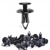 50 Pieces Car Mounting Clips Car Bumper Plastic Rivet Fastener