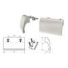 Balcony access Pull Handle Patio Door Access Deluxe - Aluminum