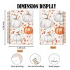 bitCNY Fall Pumpkin Notebook 5.5x8.3 Inches – Autumn Journal with