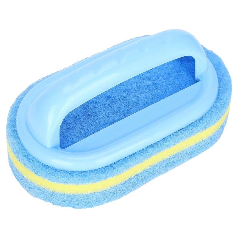 Cleaning Sponge, Comfortable Handle Sponge Brush Sturdy for Bathroom for