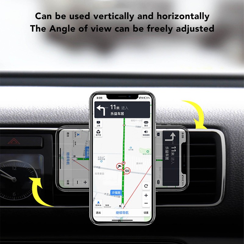 Car Magnetic Phone Holder 360 Degrees Adjustable Strong Magnet Air