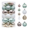 Valery Madelyn Christmas Baubles, 35 Pieces, 5 cm Plastic Christmas
