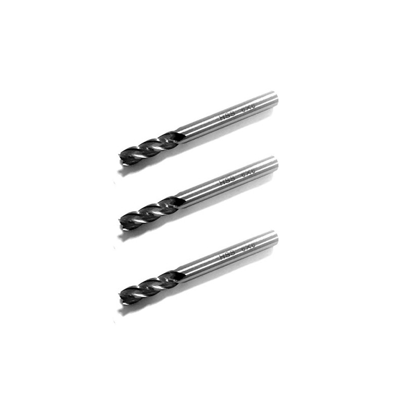 3X pecs 6mm HSS CNC Straight End Mill 4 Flute