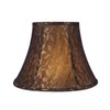 Aspen Creative 30224A Transitional Bell Shaped Spider Construction Lamp Shade,