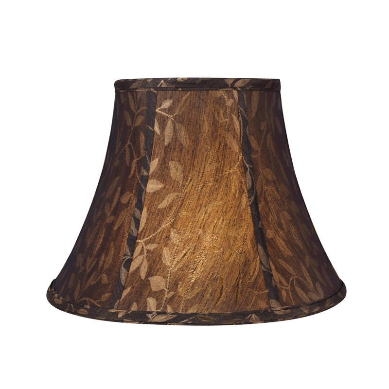 Aspen Creative 30224A Transitional Bell Shaped Spider Construction Lamp Shade,
