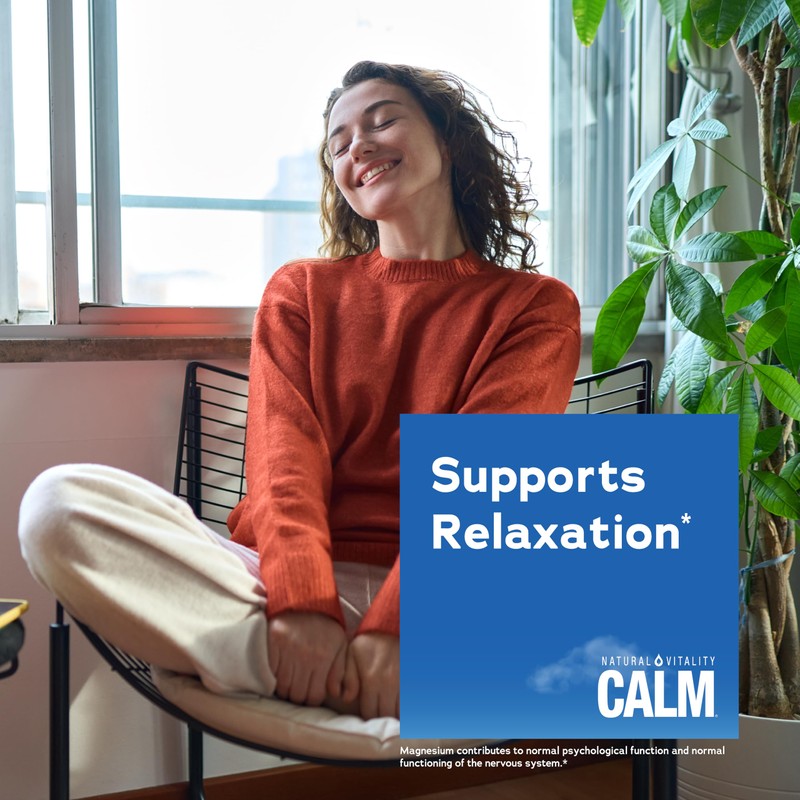 Magnesium Powder Supplement | Calm Relaxing Drink Mix | 100