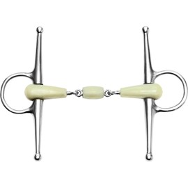 Feeling Unisex's 605685 Flexi Double Jointed Full Cheek Bit, Multi-Coloured, 125 mm