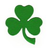 Clover Leaf Green Iron-On or Sew On Patch for Clothes