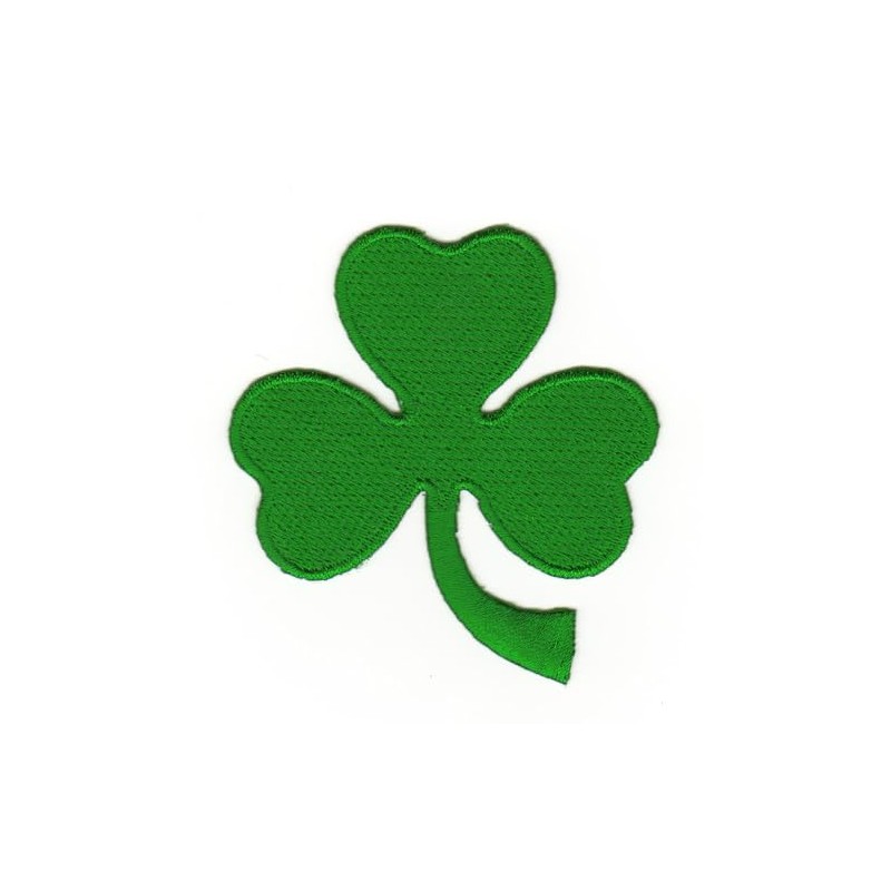 Clover Leaf Green Iron-On or Sew On Patch for Clothes