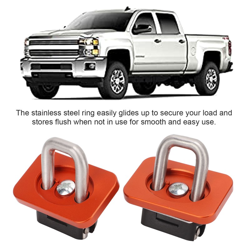 Truck Bed Tie Down 35° Anchors Stainless Steel For Bull
