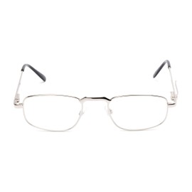 Readers.com Reading Glasses: The Anderson, Metal rectangle Style for Men and Women