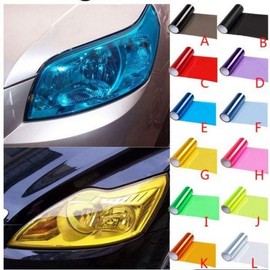Car Headlight, Fog Light & Taillight Protective Film Sticker Wrap Light A Type BL09162 100ea