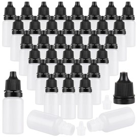 APACALI 200PCS 10ml Dropper Bottle, Empty Dropper Bottles, Paint Dropper Bottles, Plastic Eye Dropper Bottles with Caps, Eye Liquid Bottles for Paint Essential Oil Liquid