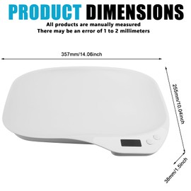 Animal Scales for Small Animals, 15 kg Digital Small Animal Scales (g/oz/lb/ml), Kitchen Electronic Food Scales for Vegetables, Fruits, Weight Scales for Kittens, Puppies, Hamsters, Birds, Rabbits