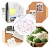 Shpucise 400Pcs World Map Push Pins Round Drawing Pins, Travel