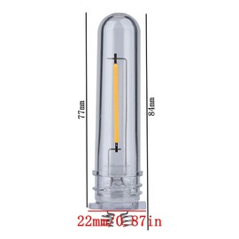 Yongjia Solar Floor Light Bulbs - Solar Garden & Outdoor Lights - Warm White (Size: B)