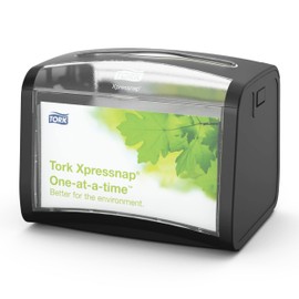 Tork 272611 Xpressnap Tischspender für N4 Spenderservietten / Serviettenspender in Schwarz