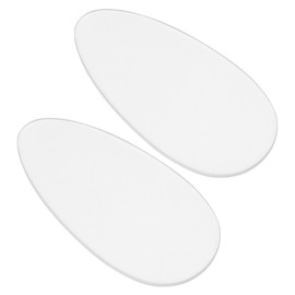 Baluue 2pcs Glass Foot Scrubber Comfortable Foot Care Tool for Dead Skin Removal Callus Remover for Home Salon Use for Sports Enthusiasts and High-heeled Shoe