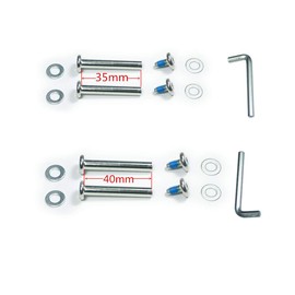 Byaning 2 Sets Luggage Suitcase Wheels Replacement,60/64/68/70/75/78mm Inline Outdoor Skate Replacement Wheels,Rubber Swivel Caster Wheels Repair Kits (OD:70 W:24 ID:6 Axles: 35 & 40)