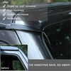 2PCS Rain Gutter Extensions,[Newly Upgraded] Car Roof Rain Diverter Compatible