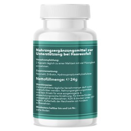 Saint Nutrition® Biotin Haarausfall Kapseln – Hochdosiert 10.000 µg – Haarvitamine für Haare, Haut & Nägel – Vegan, Ohne Zusatzstoffe – Vitamin B7 – Haarwuchs Unterstützung, 60 Premium Kapseln