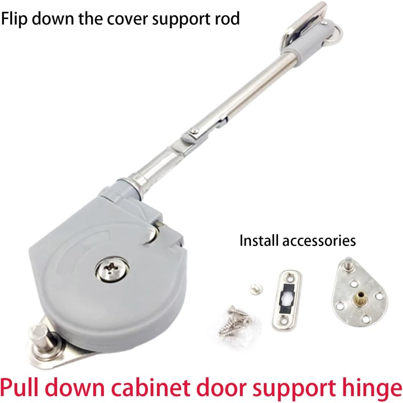 Front Desk Soft Open Cabinet Hinge Pull-Down, 105 ° Pull-Down