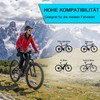 FIFTY-FIFTY MTB Saddle, Comfortable Memory Foam Bicycle Saddle, Soft Waterproof
