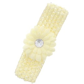 Zac's Alter Ego Baby/Children's Crochet Headband with Daisy Flower