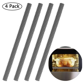 Wallfire Oven Rack Covers Heat Sil Oven Shelf Rack Guard Gold Pack of 41 Long Oven Rack or Heat Silliner Cover against burns scars oven rack or oven rack heat silliner cover against burns sca