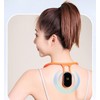 Mericle Ultrasonic Portable Lymphatic Soothing Body Shaping Neck Instrument (Black+Orange,one