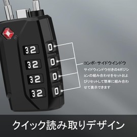 TSA Padlock, Diyife Padlock, TSA Lock Wire Type, 4 Digit Dial Lock, Safe for Travel, Anti-Theft, Suitcase, Overseas Travel, Airport, Luggage Suitcase, Zipper Bag, Handbag, Airport, Inspection (1 Piece