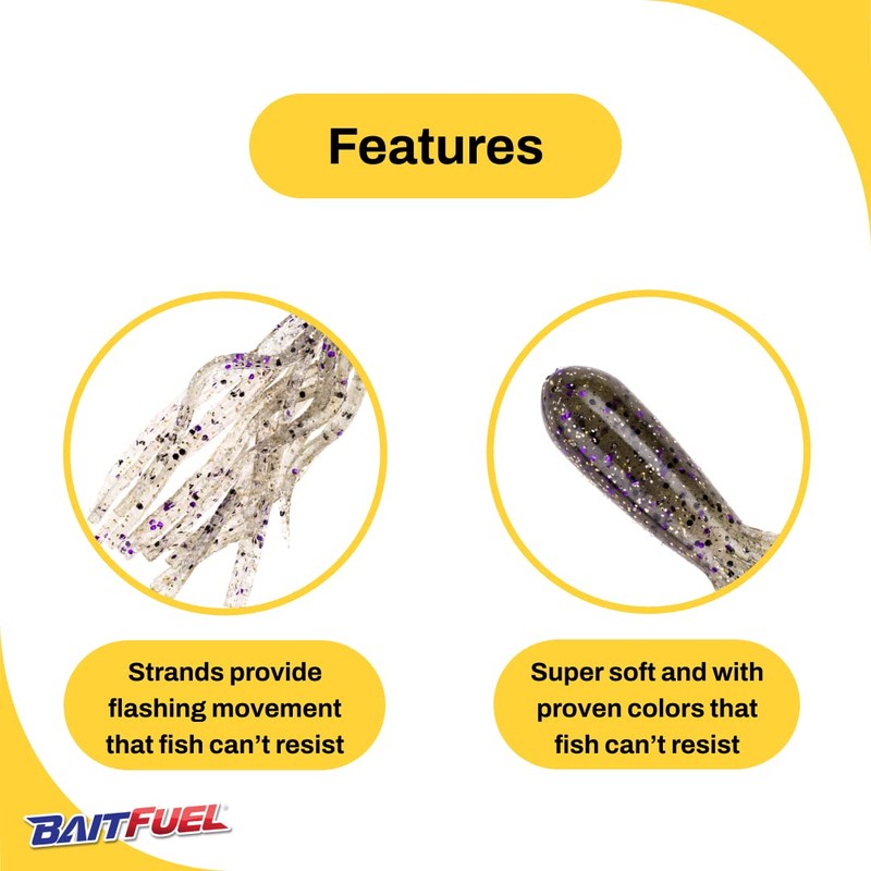 BAITFUEL Tubes Infused with Supercharged X55 Formula Gel: Fish Scent
