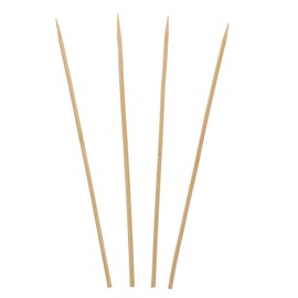 Royal 6 Inch Bamboo Skewers, Round, for Grilling Meat, Satays, and Skewered Vegetables, Package of 100