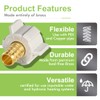 Orianse 10 Pack Female NPT Swivel Adapter, PEX 1/2" x