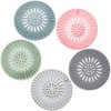 Hair Catcher Rubber Stopper Shower Drain Covers for Bathroom, Bathtub,