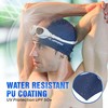 HIPPOPEA Water Resistant Fabric Swim Cap with PU Coating Layer