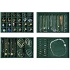 ProCase Stackable Jewelry Organizer Trays for Drawers, Jewelry Drawer Inserts
