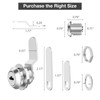 Cabinet Locks with Keys, 5/8" Long Cam Locked keyed Alike,